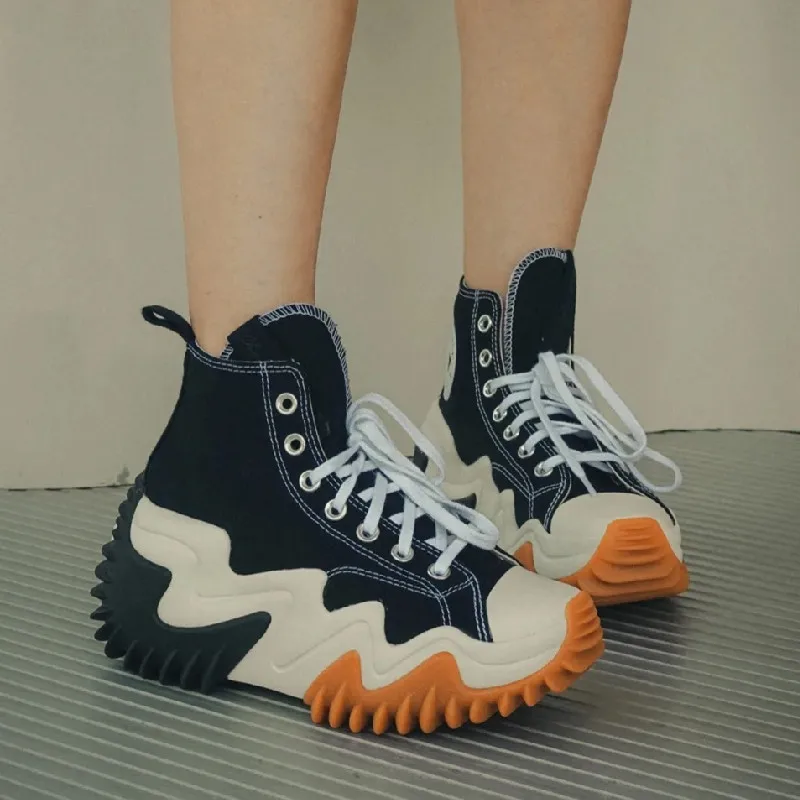 FREE SHIPPING New High Top Canvas Shoes Flat Bottom Casual Canvas Sneakers JKP4812