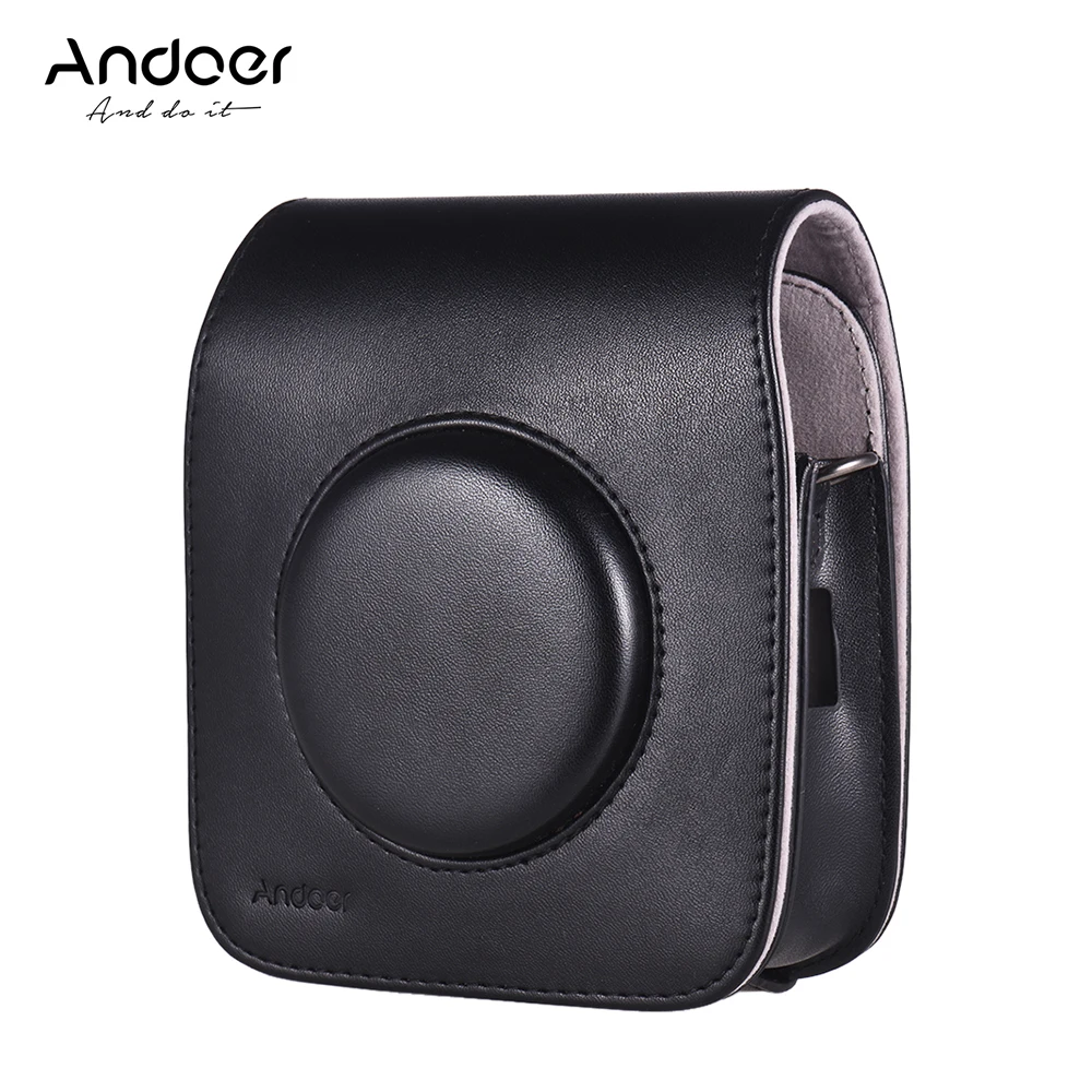 Andoer SQ10 чехол для камеры Сумка из искусственной кожи Защитная сумка для камеры с регулируемым плечевым ремнем для камеры Fujifilm Instax SQ10