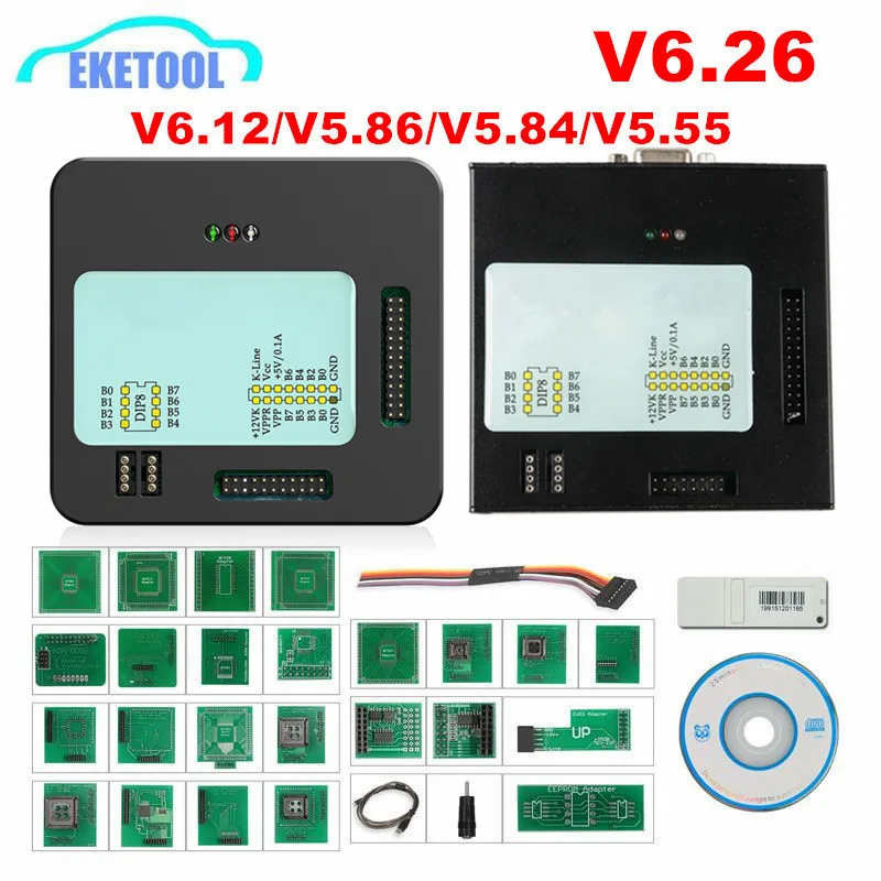 XPROG V6.26 V6.12 V6.17 V5.86 V5.55 usb ключ с полной Адаптеры для M лучше чем V5.60/V5.55/V5.0 X prog