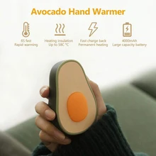 4000 мАч милый USB Перезаряжаемый СВЕТОДИОДНЫЙ Электрический подогреватель для рук, удобный долговечный Мини карманный нагреватель для дома