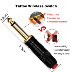 Wireless Switch Plug Tattoo Wireless Switch Plug Automatic Foot Pedal for Tattoo Machine Power Supply Wireless Switch Supplies