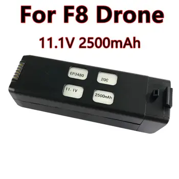 

Original F8 Battery 11.1V 2500mAh 27 Minutes Flight Time Lithium Battery For F8 RC Drone Quadcopter Spare Battery