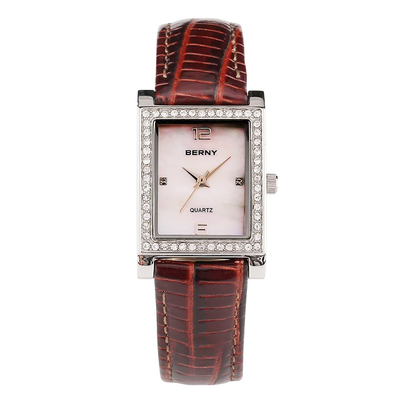 2618L-BRN Японские кварцевые женские часы из нержавеющей стали Montre Femme Relogio Feminino, тонкие женские часы 2617L - Цвет: 2618L-BRN