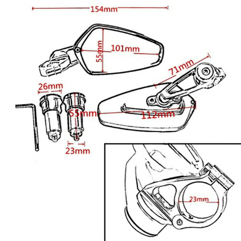 7/8 22mm   ̷ ڵ  , ȥ Ű ͻŰ ߸ YZF R1 R6 R6S FZ1 Fazer