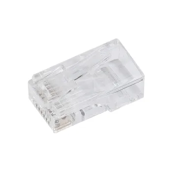

10PCS Cat5 Cat5e Network Connector rj45 Metal Cable Modular Plug Terminals 6.11