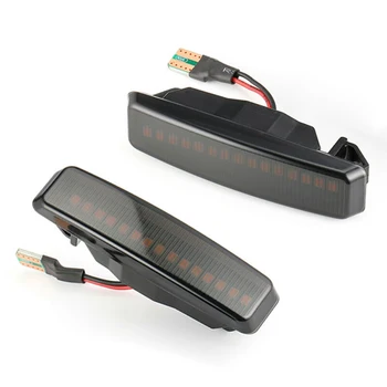 

Dynamic LED side marker light Smoked Turn Signal Super bright 2400Lm Car