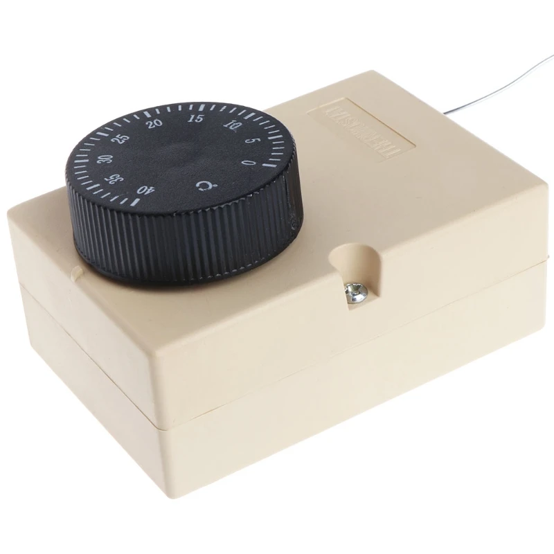 AC220V 0-40 градусов Цельсия переключатель температуры капиллярный термостат контроллер w водонепроницаемый ящик