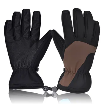 

New 1 Pair Winter Ski Gloves Non-slip Full Finger Gloves Warm Cycling Sports Glove LMH66