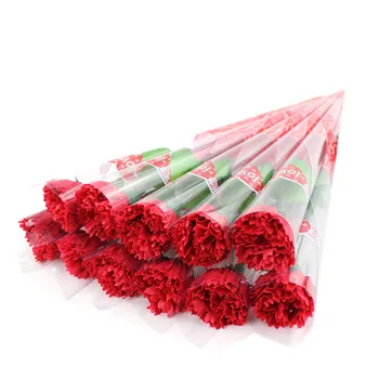 

Single Branch Artificial Flower Rose Soap Flower Carnation Eternal Flower Christmas Creative Event Gift Valentine's Day Present