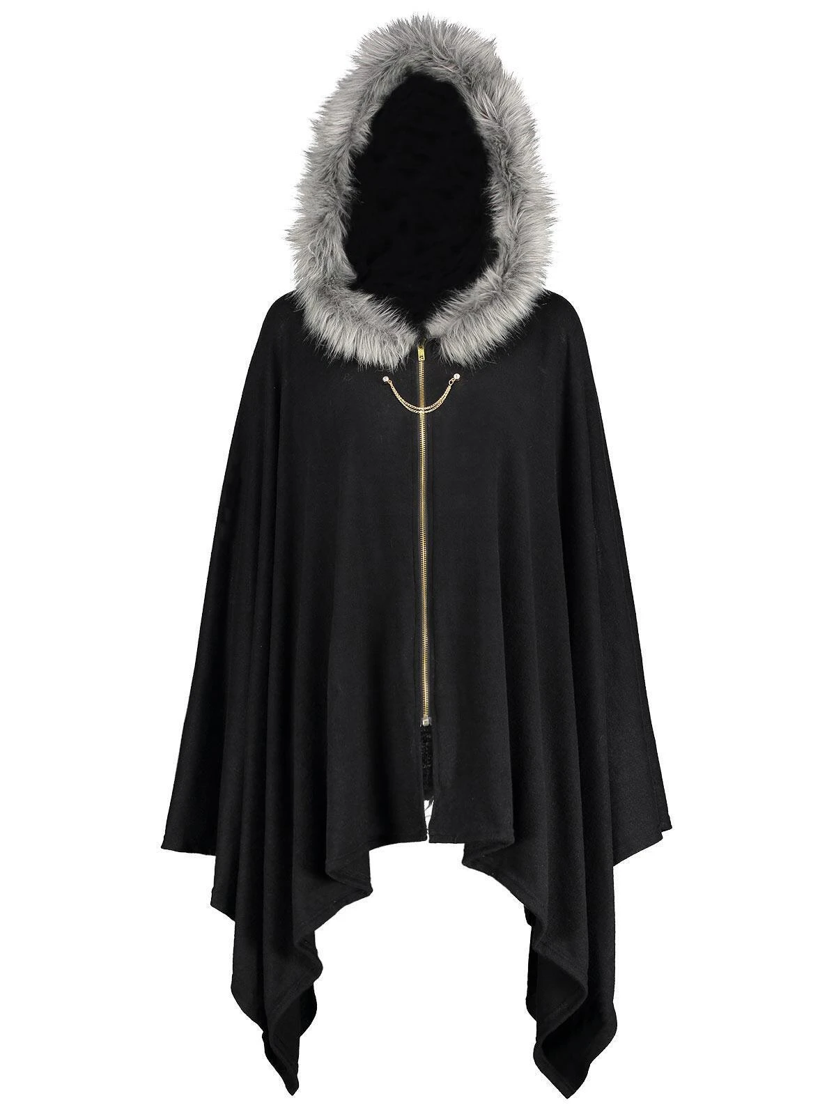 Moda Medieval celta vikingo Halloween ropa de mujer capa de lana capa abrigo tronos Estilo de piel capa alto 202|chaquetas básicas| - AliExpress