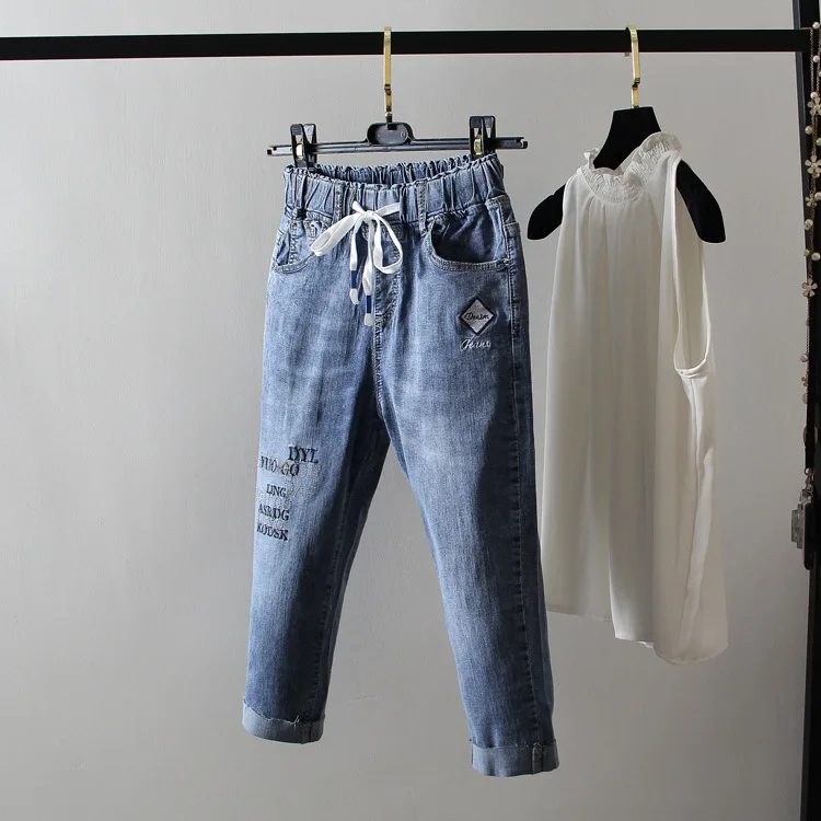 200 of Fat MM7 Points Jeans Women's Summer Large Size High-waisted Slimming Elasticity Skinny Shorts Hot Pants Wholesale