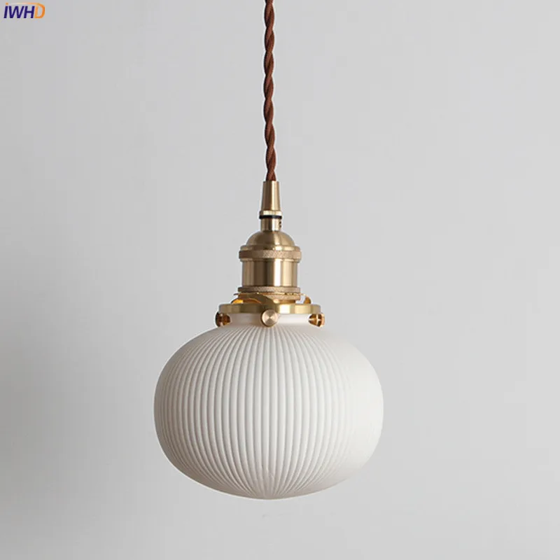 Nordic Style Ceramic Pendant Lights Fixtures Bedroom Dinning Living Room Light Modern LED Pendant Lamp Lighting Luminaire (24)