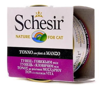 

SCHESIR SCHESIR CAT TUNA & BEEF for adult cats with tuna and beef 85g
