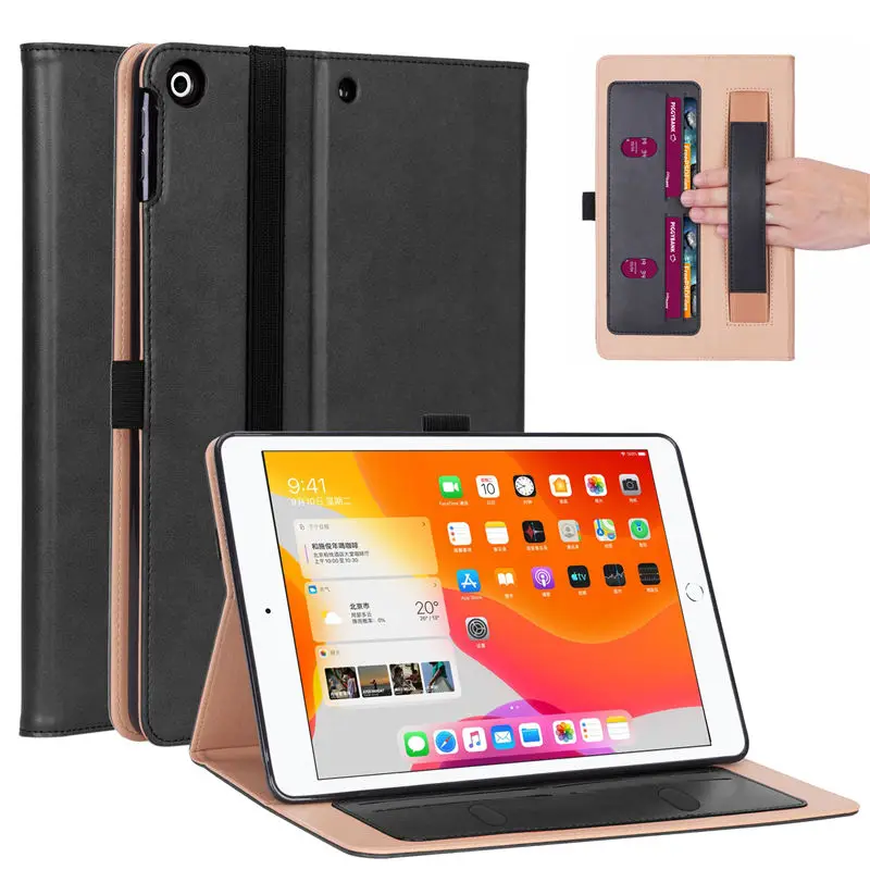 Роскошный чехол для iPad 10,2, чехол для Apple iPad 7th Generation A2200 A2198 A2232 Funda, держатель для планшета, подставка+ подарок