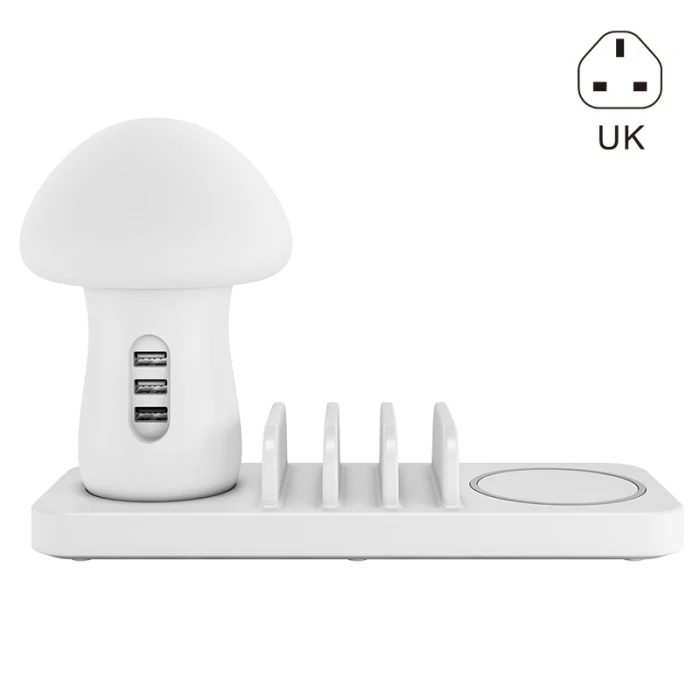 Multifunction LED Kids Night Light Wireless Charging Charger Baby Nursery Lamp Rechargeable SP99