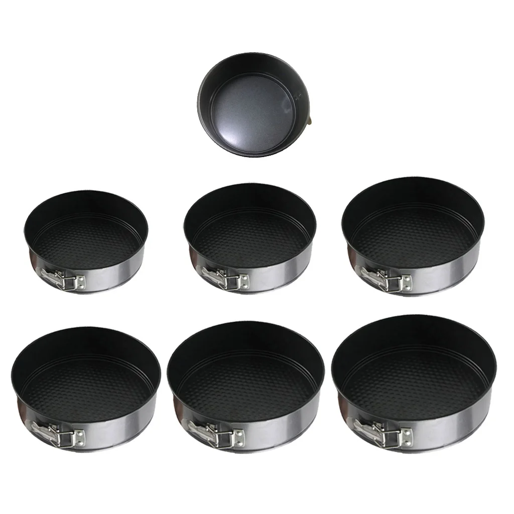  Inch Non-Stick Round Loose Base Springform Cake Pan Tin Tray Bakeware