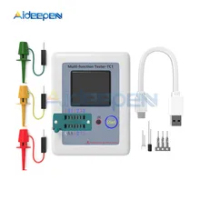 LCR-TC1 TFT цветной дисплей Многофункциональный транзистор с подсветкой тестер для диода Триод конденсатор резистор транзистор 160*128