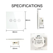 WiFi умный занавес слепой переключатель для электрического моторизованного занавеса рольставни работает приложение дистанционное управление с Alexa Google Home