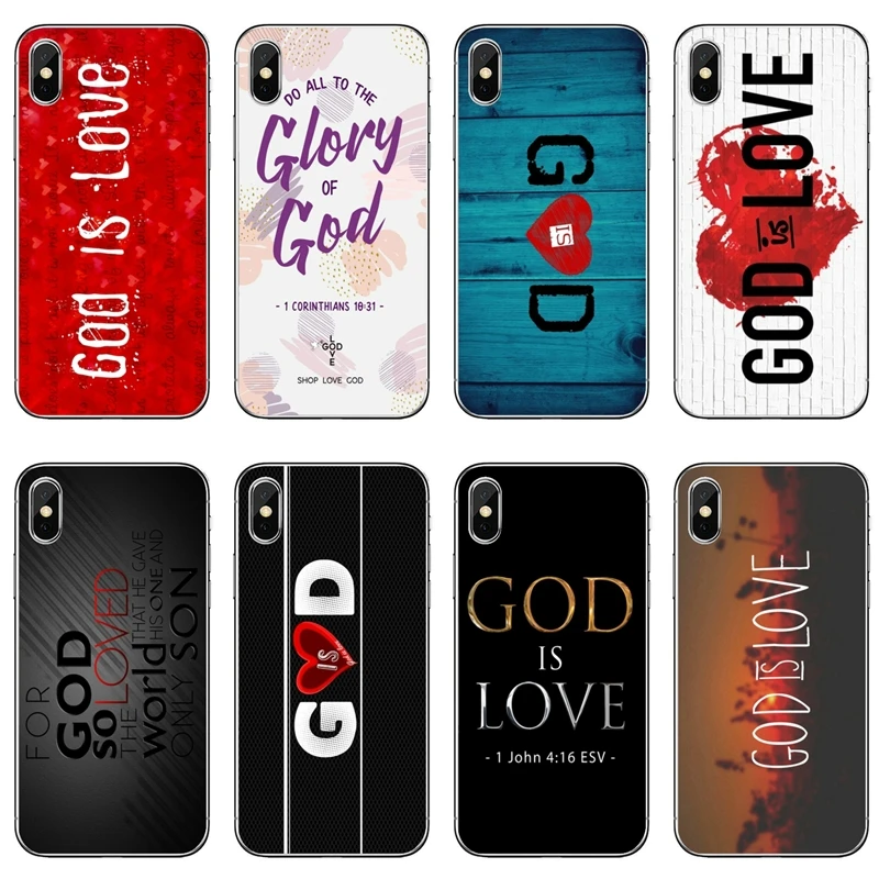 Чехол God Is Love для Samsung Galaxy S10E S10 Lite S9 S8 S7 S6 Edge Plus S5 S4 Mini Note 10 9 8 5 4 | Мобильные телефоны и