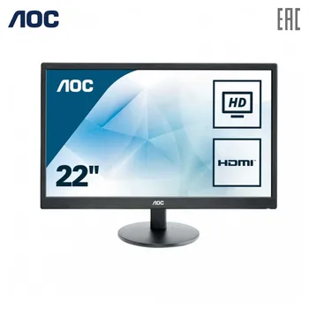 

LCD Monitors AOC E2270SWHN PC peripherals computer game monitor FHD TN 215'' nonGLARE 200cd m2 H90° V65° 20М:1 5msVGAHDMIAudio out