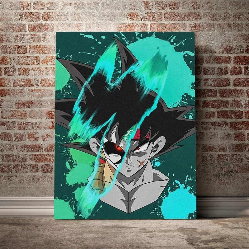 

Home Decor Bardock Super Saiyan Anime Canvas Painting Fashion Hot Wall Artwork Modular Picture For Living Room Hd Prints Poster