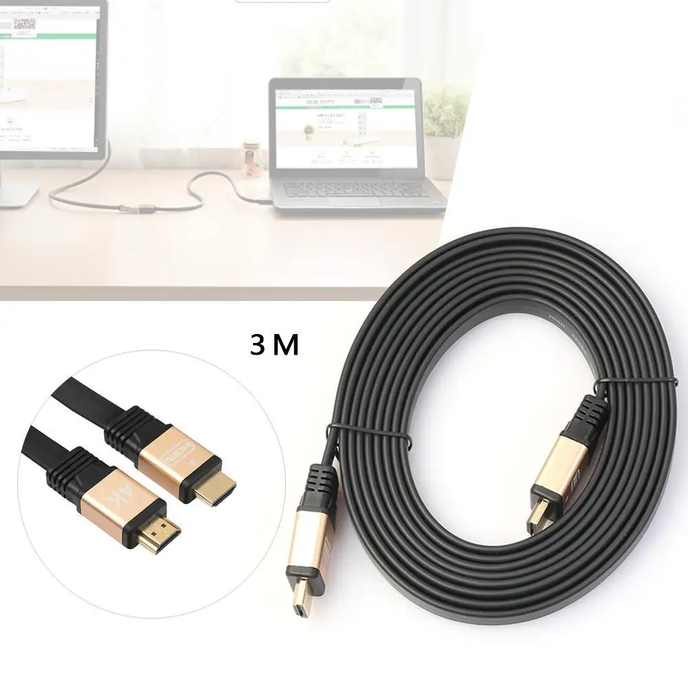 10M 30FT Plated Connection V2.0 HDMI Cable HD 1080P for LCD DVD HDTV - Color: C