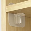 4/12pcs Adhesive Shelf Support Pegs Drill Free Nail Instead Holders Closet Cabinet Shelf Support Clips Wall Hangers ► Photo 1/6