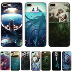 Чехол Desxz Mermaid2 для iPhone 7 8 6 6s Plus X XR XS Max 5 5S SE Защитная крышка
