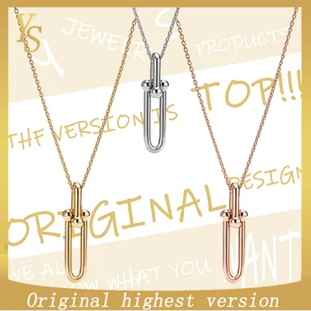 

YS Pendant Necklace Titanium Steel Material Premium Edition Original TIF Link Pendant Necklace Personality Fashion
