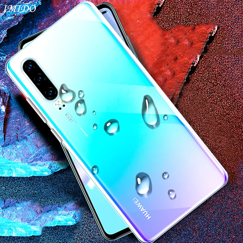 Роскошный чехол IMIDO для Huawei P30 Pro Lite 2019 мягкие силиконовые чехлы из ТПУ P20