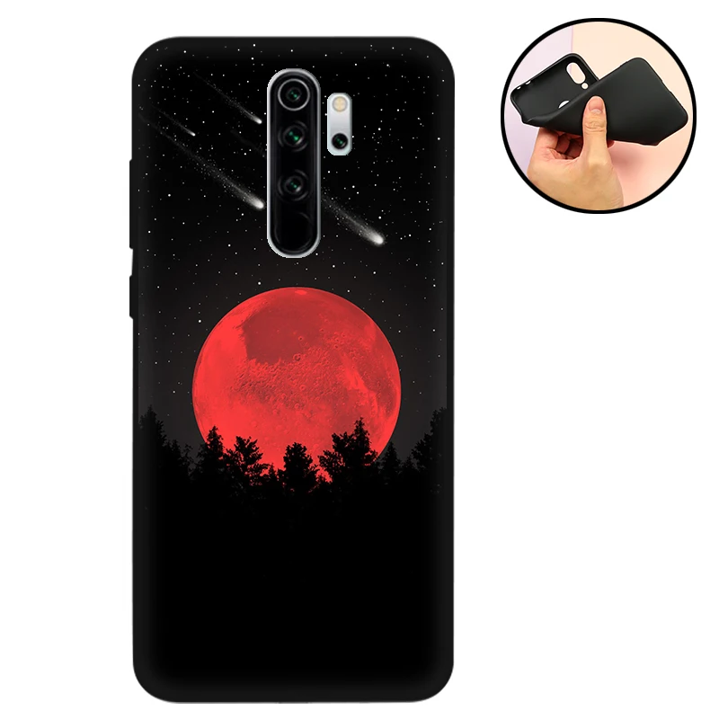 12907 Чехол для Redmi Note 8 Pro, черный бампер для Xiaomi Redmi Note8 Pro, чехол для телефона, Мягкая силиконовая задняя крышка из ТПУ для Redmi Note 8 T 8 T, чехол - Цвет: 12907