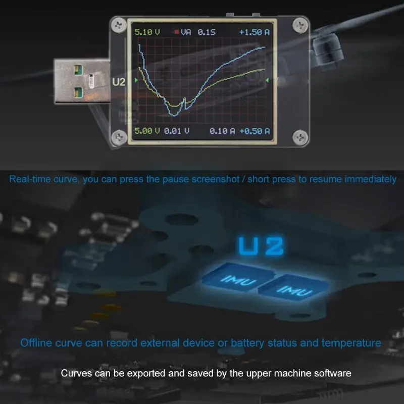 Модернизированный WEB-U2 USB тестер QC4.0+ PD3.0 2,0 PPS Быстрая зарядка протокол емкость счетчик постоянного тока 4~ 24 В 5A черный Высокое качество