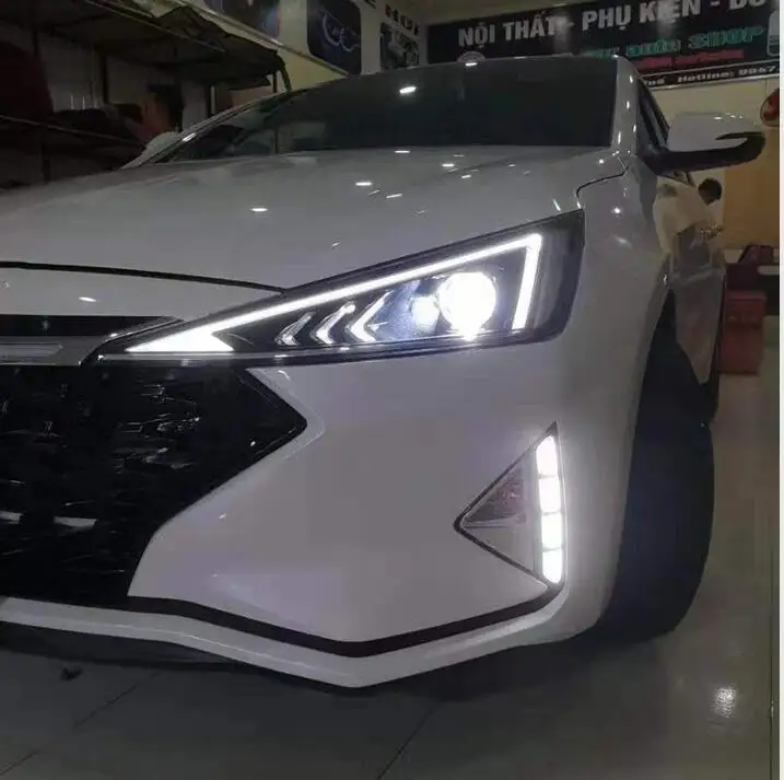 DRL для hyundai Elantra 2019 2020 AVANTE светодиодный дневные ходовые огни дневной свет