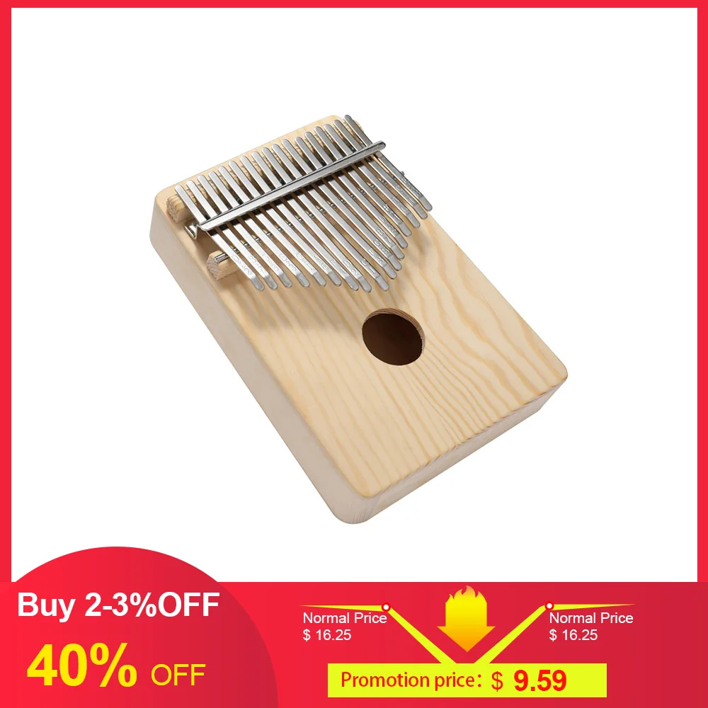 

Simple Assembly Kalimba Handwork DIY Kit Wood Finger Thumb Piano for Children Kids Musical Instrument