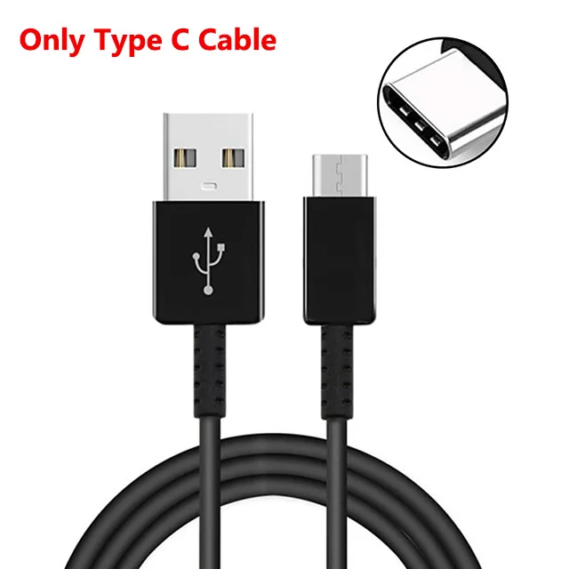3 порта USB зарядное устройство для мобильного телефона Быстрая зарядка QC 3,0 Быстрая зарядка настенное зарядное устройство ЕС штекер Адаптер для iPhone Xs 11 Pro max Xr - Тип штекера: Type-c cable 1m