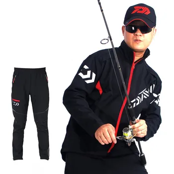 

Autumn Winter Daiwa Men Fishing Clothing Quick-drying Pants Fishing Waterproof Clothes Fishing Jacket Outdoor Windbreak Jacket