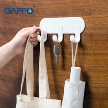 GAPPO крючки для халатов, держатель для гостиной, железные настенные многофункциональные держатели, аксессуары для ванной комнаты, Бесплатные Крючки для ногтей