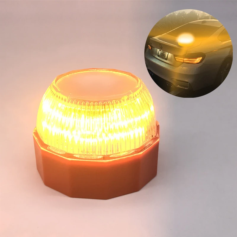 V16 Car LED Emergency Light Strobe Magnetic Base Roadside Traffic Safety Warning Beacon Lamps Flashing | Безопасность и защита