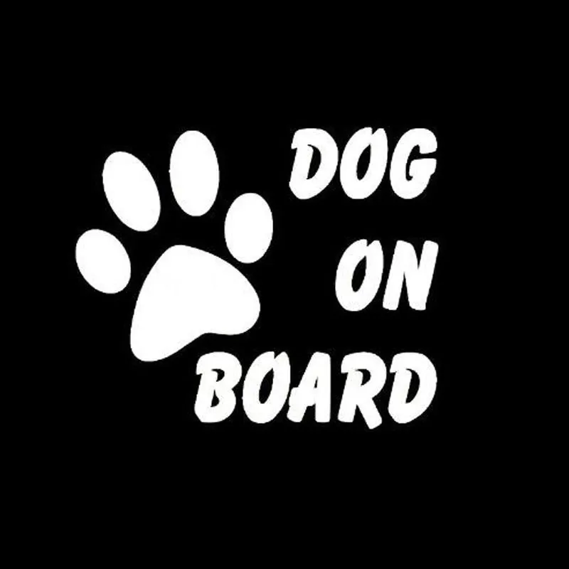 Dogonboard Детские отпечатки собачьих лап Предупреждение собака на доске лапы клейкая бумага