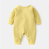 Lawadka 0-6M Spring Autumn Newborn Baby Girl Boy Romper Cotton Solid Soft Infant Jumpsuit With Wing Casual Clothes For Girls Boy 5