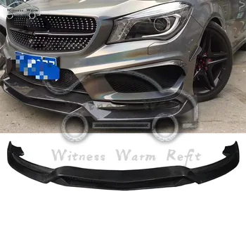 

Carbon Fiber Front Lip Bumper Spoiler Splitter for Mercedes Benz W117 CLA AMG CLA45 Car Styling 14-15