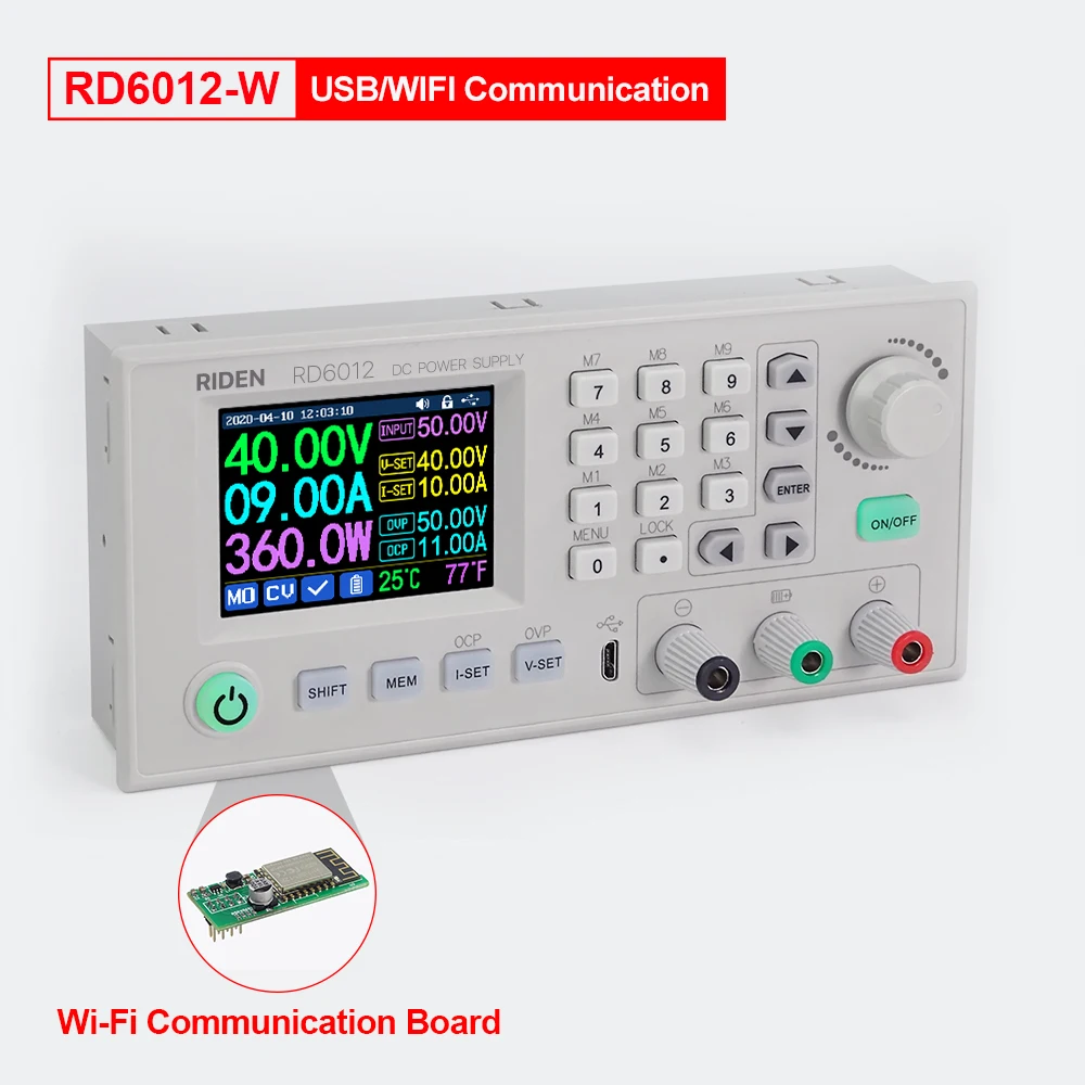 RD6012 RD6012-W USB WiFi DC to Вольтметр 60V 12A | Обустройство дома