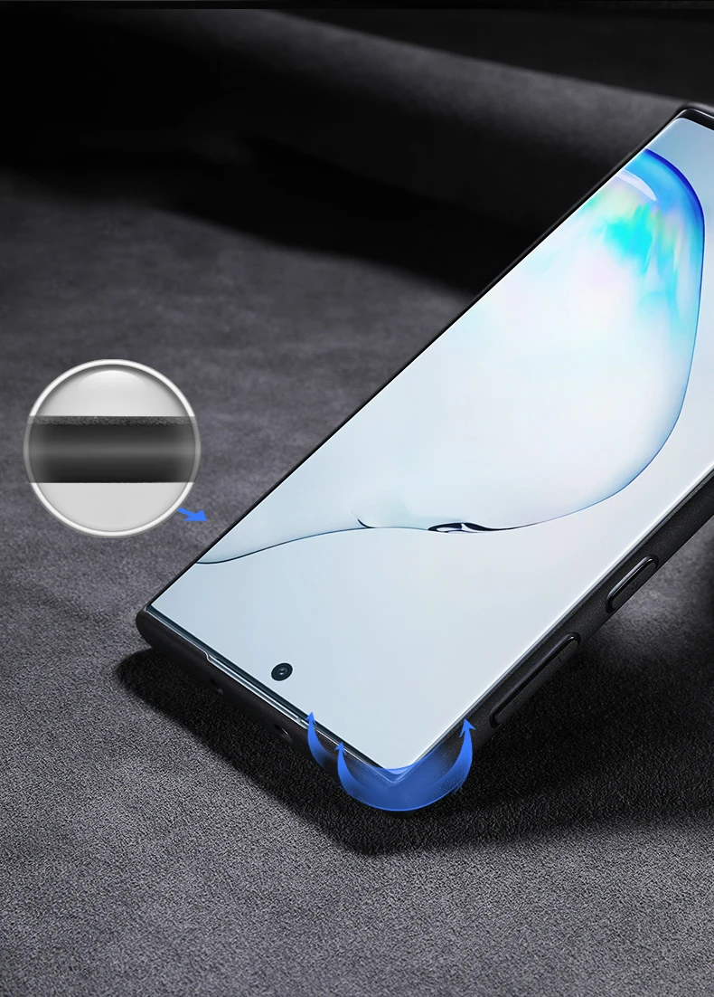 SanCore чехол для телефона для SamSung Note10/NOTE10 Pro Чехол Алькантара из ТПУ в деловом стиле сумка для телефона Роскошный чехол для мобильного телефона