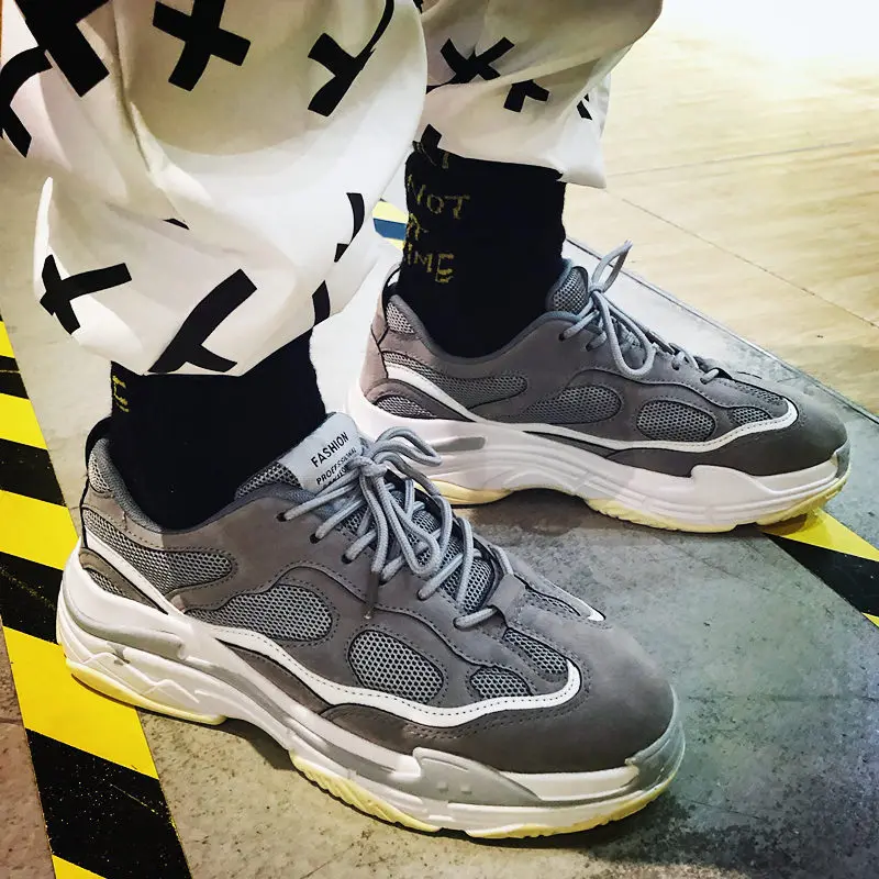 

Dad Shoes Men's Korean-style Ulzzang Harajuku Versatile 2019 New Style Winter Trendy Shoes INS Super Fire Extra High Athletic Sh