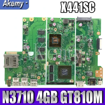 

X441SC Motherboard REV2.1 Mainboard For Asus X441S X441SC Motherboard Test OK N3710 CPU 4GB-RAM GT810M