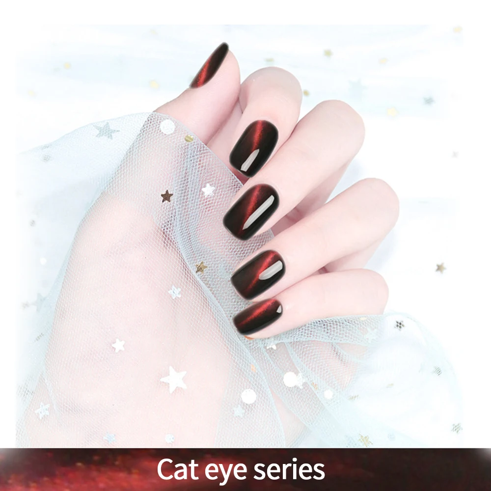 10 мл 3D лак для ногтей с эффектом «кошачий глаз» Магнитная фототерапия Гель-лак для ногтей для дизайна ногтей модные девушки