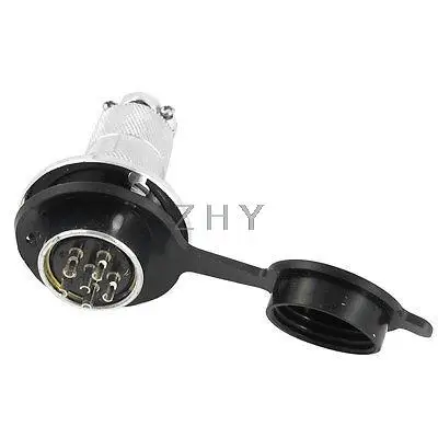 

AC 150V 5A 6-Pin Male Female Aviation Plug Quick Connector w Dust Cover