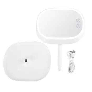 

Mirror 2-in-1 LED Makeup Mirror + Desktop Adjustable Rechargable Shooting Filling Light Mirror Light