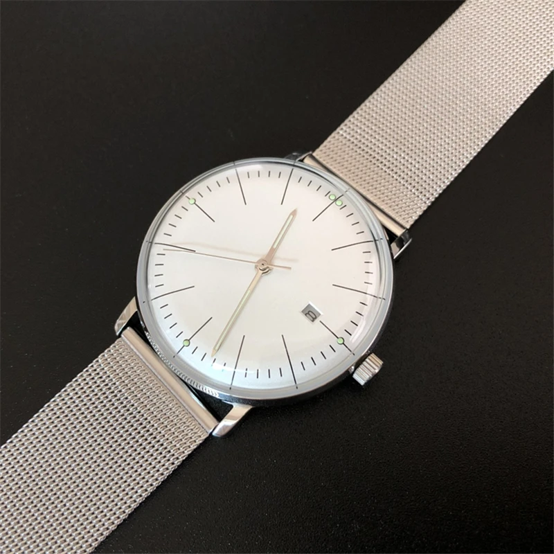 white 4 Модный стеклянный шар лаконичные часы 50 м водонепроницаемые 316L часы из нержавеющей стали Кварцевые наручные часы для мужчин и женщин мужские - Цвет: white 4