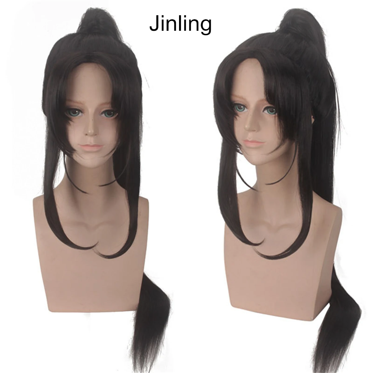 Wei Wuxian Jiangcheng Lan Wangji Wig Cosplay Mo Xuanyu Mo Dao Zu Shi Anime Grandmaster of Demonic Cultivation Cosplay Halloween